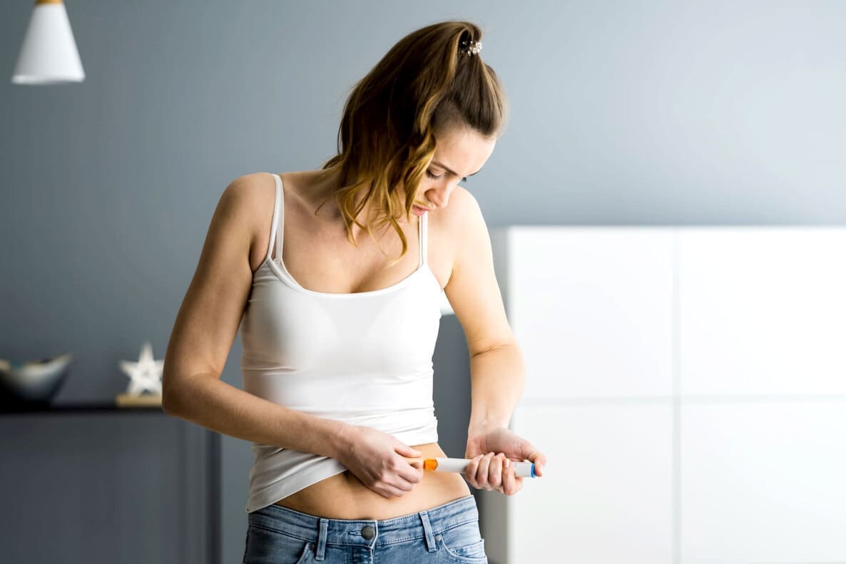 mujer durante la fase de la estimulación ovarica